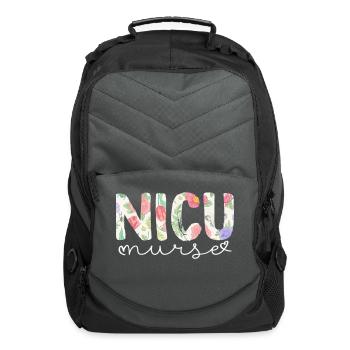 NICU Nurse - Computer Backpack - charcoal - Front