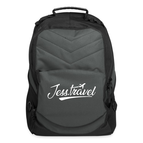 Jess Travel Logo White - Computer Backpack