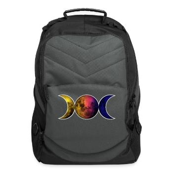 Triple Goddess symbol - Computer Backpack - charcoal - Front