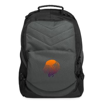Jellyfish Jelly Fish Ocean animal - Computer Backpack - charcoal - Front
