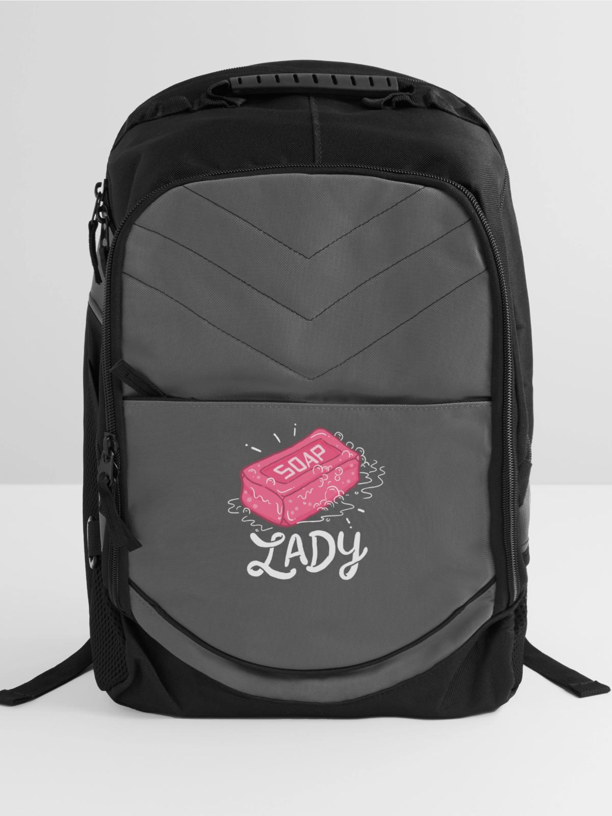 Soap - Computer Backpack - charcoal - Front