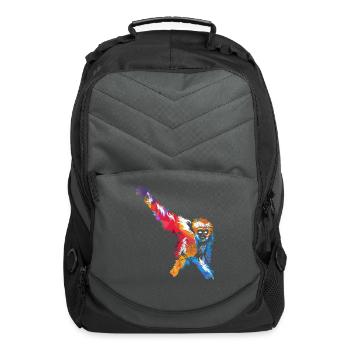 Gibbon Gift - Computer Backpack - charcoal - Front