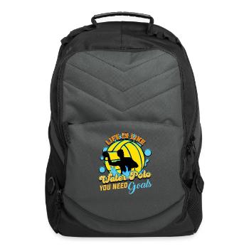 Water Polo - Computer Backpack - charcoal - Front