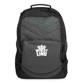 Wrestling - Computer Backpack - charcoal - Front