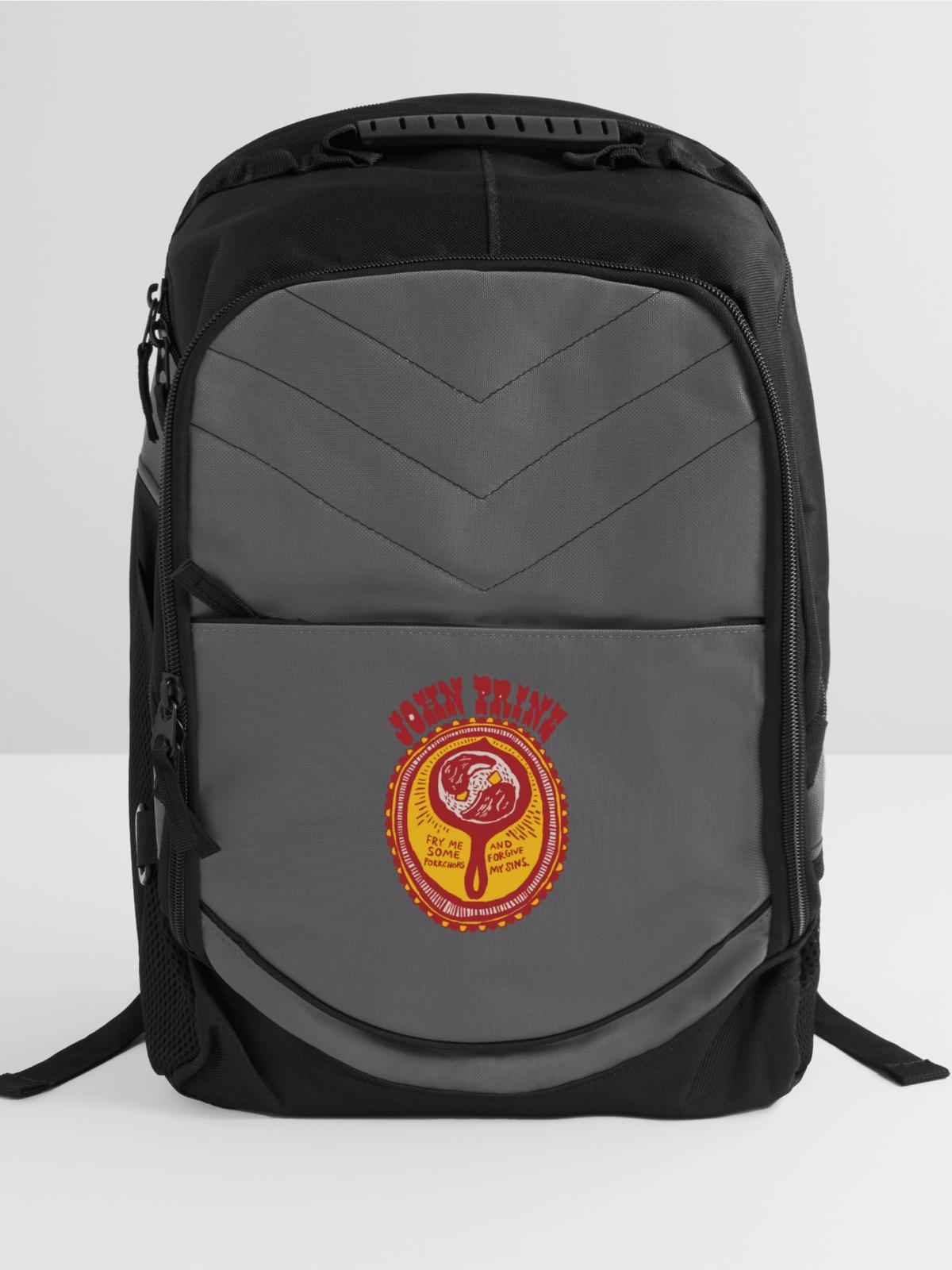 john prine - Computer Backpack - charcoal - Front