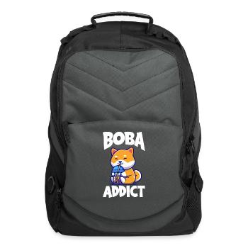 Bubble Tea Addicting - Computer Backpack - charcoal - Front