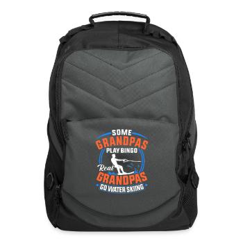 Water Ski - Computer Backpack - charcoal - Front