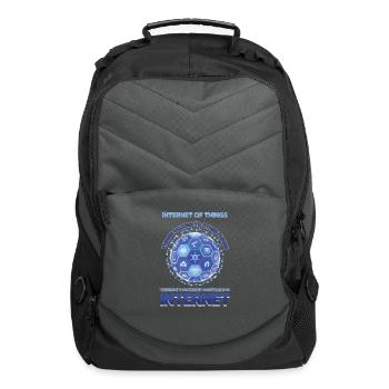 Internet Of Things IOT Machine Learning Cloud Gift - Computer Backpack - charcoal - Front