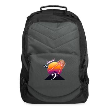 Evacuate - Computer Backpack - charcoal - Front