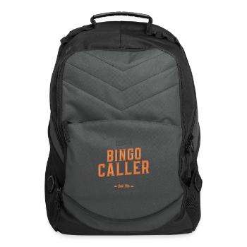 Bingo Caller Funny Job Title Profession - Computer Backpack - charcoal - Front