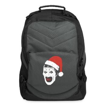 Art Christmas T Shirt Funny movie halloween - Computer Backpack - charcoal - Front