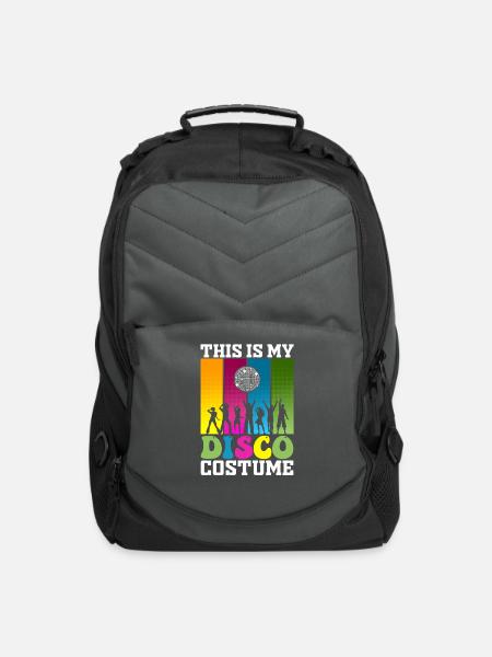 Disco Dancing Costume Men Women Disco - Computer Backpack - charcoal