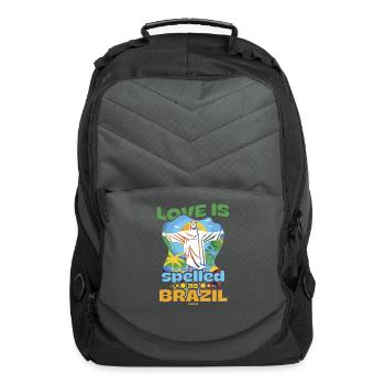Brazil - Computer Backpack - charcoal - Front