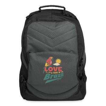Brazil - Computer Backpack - charcoal - Front