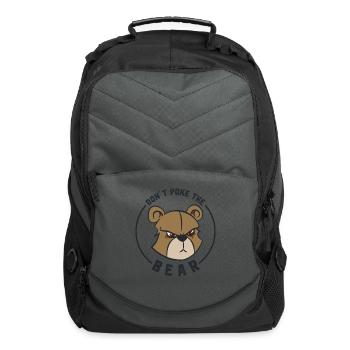 Papa Bear Funny - Computer Backpack - charcoal - Front