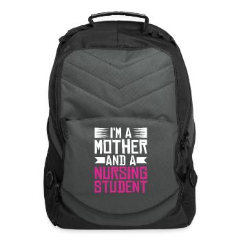 I'm A Mother And A Nursing Student - Computer Backpack - charcoal - Front