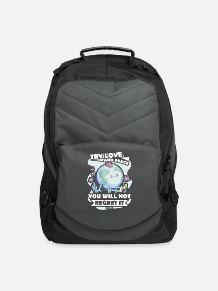 Planet Earth Gift Children - Computer Backpack - charcoal