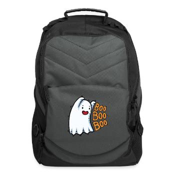 Small Ghost - Not So Creepy - Computer Backpack - charcoal - Front