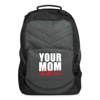 Your Mom is my Cardio - Computer Backpack - charcoal - Front