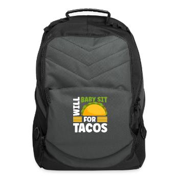 Babysitter Gift Daycare Provider Nanny Babysitter - Computer Backpack - charcoal - Front