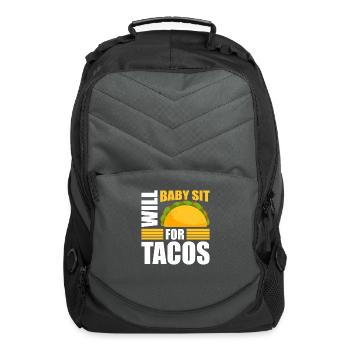 Babysitter Gift Daycare Provider Nanny Babysitter - Computer Backpack - charcoal - Front
