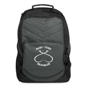 Part Time Hooker Vintage - Computer Backpack - charcoal - Front