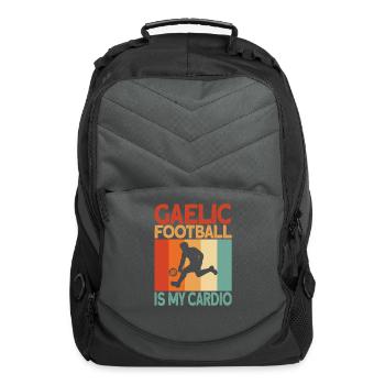 Gaelic Football Cardio - Computer Backpack - charcoal - Front