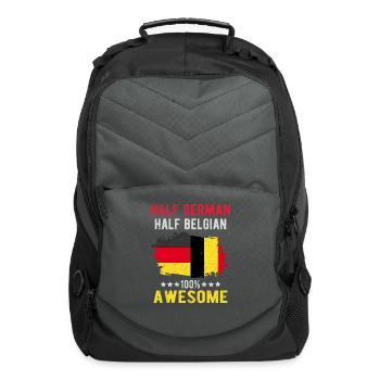 Half German Half British - Computer Backpack - charcoal - Front