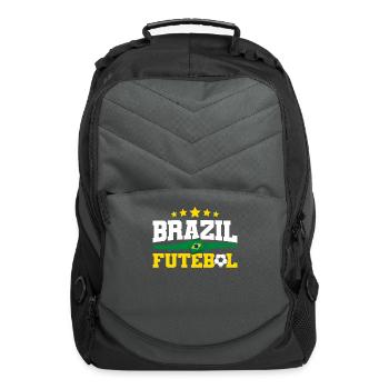 Brazil Soccer Team Brazil Futebol - Computer Backpack - charcoal - Front