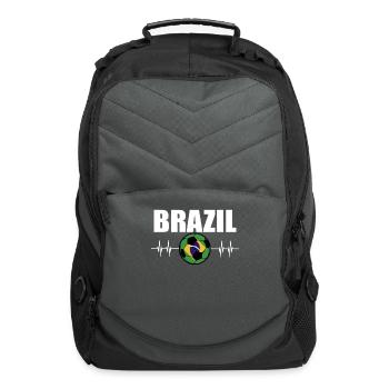 Brazil Football - Computer Backpack - charcoal - Front