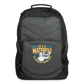 Water Polo Vintage It's A Water - Computer Backpack - charcoal - Front