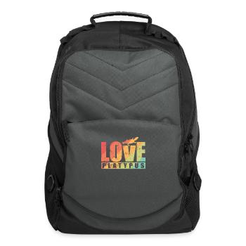 Love Platypus Australia Animal - Computer Backpack - charcoal - Front