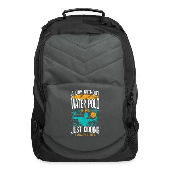 Water Polo A Day Without Water - Computer Backpack - charcoal - Front