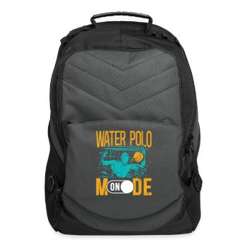 Water Polo Water Polo Mode On - Computer Backpack - charcoal - Front