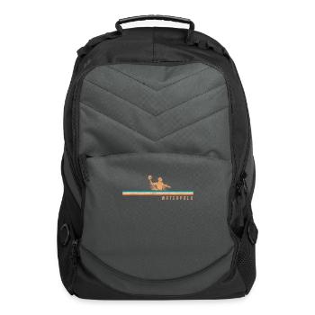 Water Polo Retro Vintage Water - Computer Backpack - charcoal - Front
