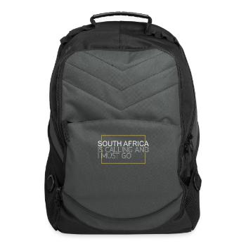 South Africa saying - Computer Backpack - charcoal - Front