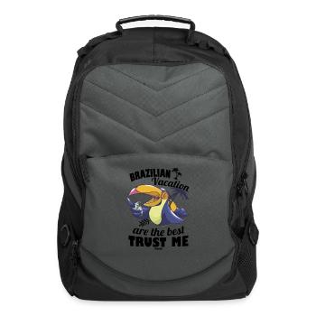 Brazil - Computer Backpack - charcoal - Front