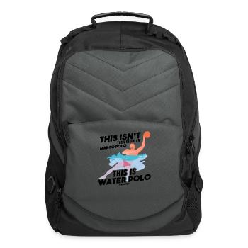 Water polo - Computer Backpack - charcoal - Front