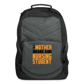 I'm A Mother And A Nursing Student 2 - Computer Backpack - charcoal - Front