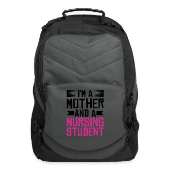 I'm A Mother And A Nursing Student - Computer Backpack - charcoal - Front