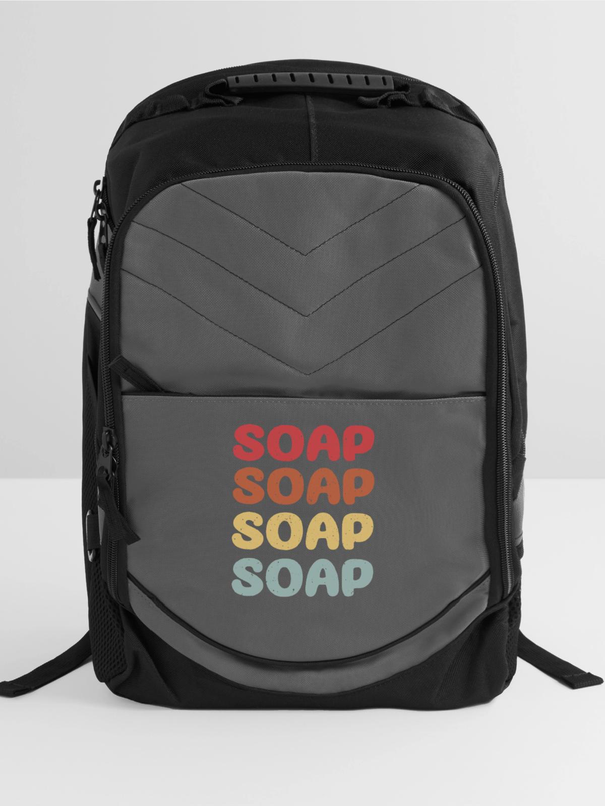 Soap - Computer Backpack - charcoal - Front
