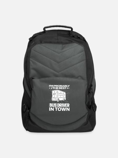 Bus Driver - Computer Backpack - charcoal
