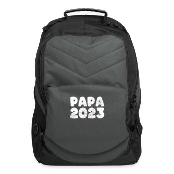 papa 2023 - Computer Backpack - charcoal - Front