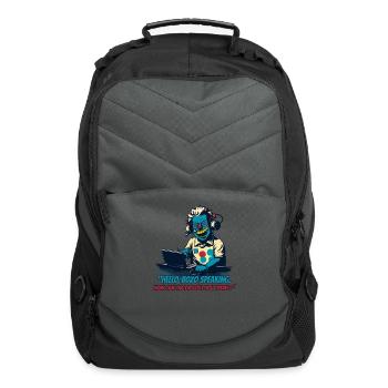 bad customer service clown - Computer Backpack - charcoal - Front