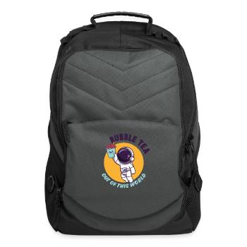 Bubble Tea Junkie, Bubble Tea Lover - Computer Backpack - charcoal - Front