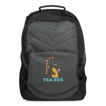 Bubble Tea Junkie, Bubble Tea Lover - Computer Backpack - charcoal - Front