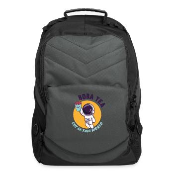 Bubble Tea Junkie, Bubble Tea Lover - Computer Backpack - charcoal - Front