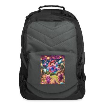 Magical universe - Computer Backpack - charcoal - Front