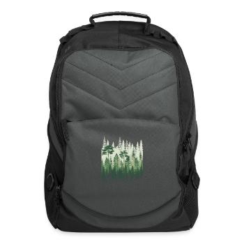 Forest Pine Trees - Computer Backpack - charcoal - Front