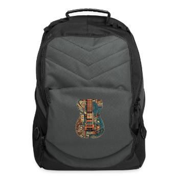 Classical Guitar Guitarist Band Music Player - Computer Backpack - charcoal - Front